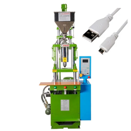 Machine de moulage par injection pour câbles USB