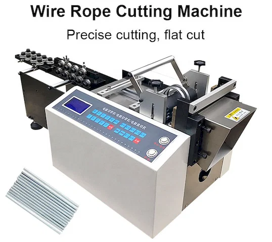 Machine de coupe pour câbles métalliques et cordes en acier