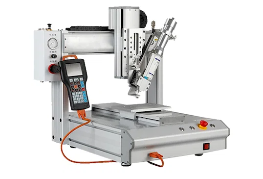 Système automatique de dépose de colle AB 3 axes Thumb