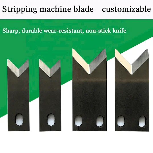 Lames de rechange pour machines de coupe et dénudage